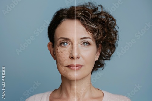 Mature discussions on atherosclerosis and anti aging cream merge with generational contrasts  vital gerontology and Expression line considerations focus on wrinkle severity in skin aging.