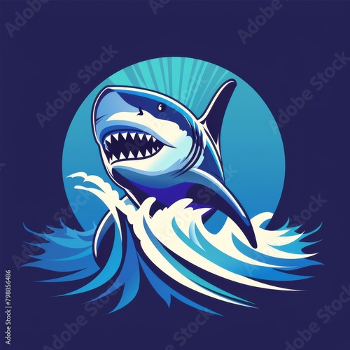 Shark With Open Mouth photo