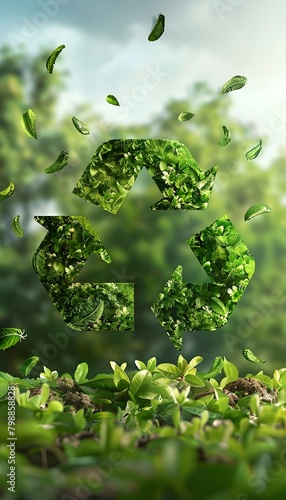 Sustainable Practices Promote Eco-Friendly Future with Renewable Energy and Recycling Efforts