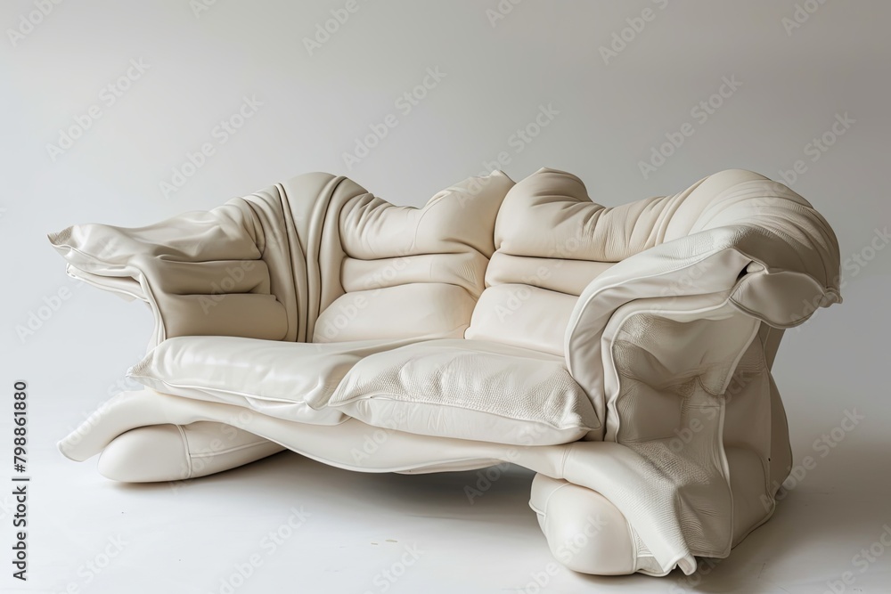 sofa made of sadness, surrealism, creative furniture design. sofa made of sadness, surrealism, creative furniture design.