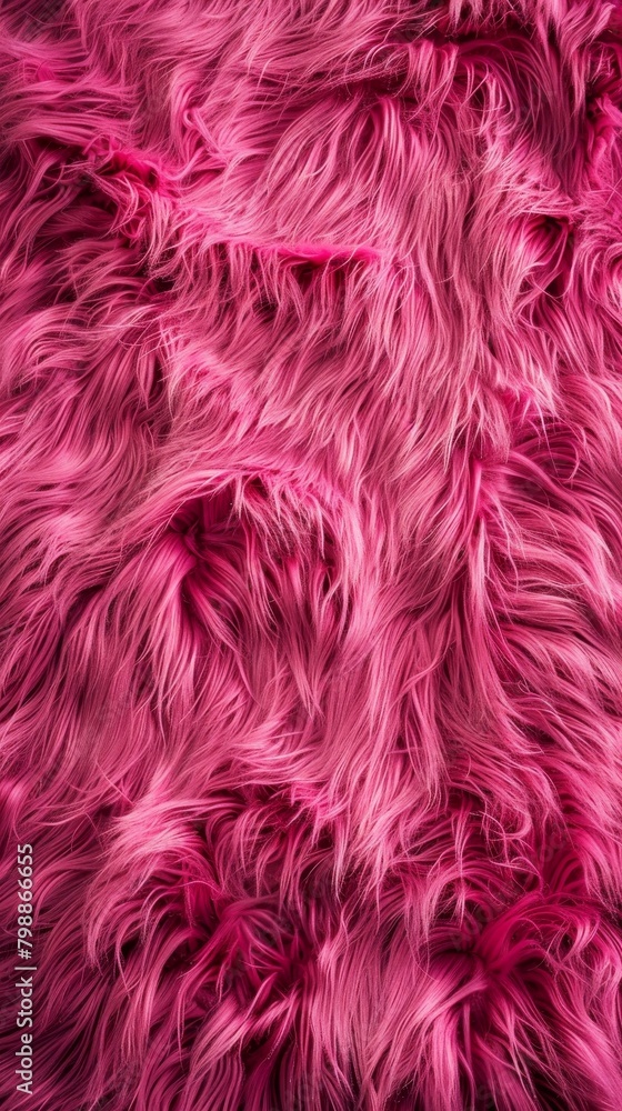 Hot pink fur, textured background Hot pink fur, textured background