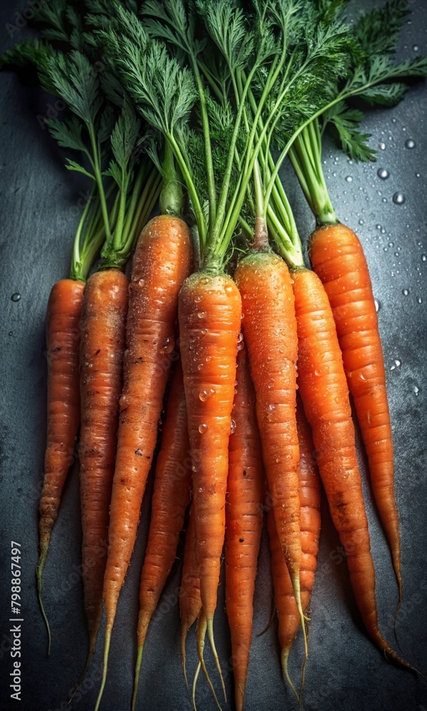 Background Photo of Fresh, Wet, and Organic Vegetables

