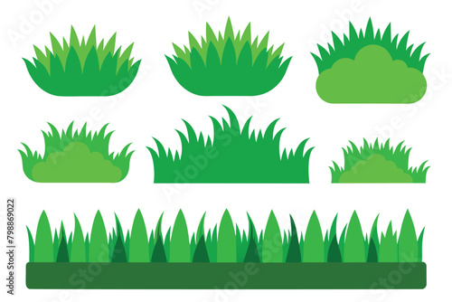 Green Grass template vector design photo
