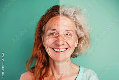 Active ageing maintenance integrates visual skincare formulas in aging resistance settings, where skincare discussions about dimpled chin and facial wrinkles enrich aging stories. photo