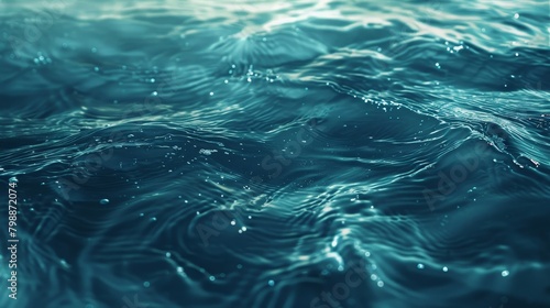 The image is a blue and white swirl of water with a blue and white background. The water appears to be in motion, creating a sense of movement and energy
