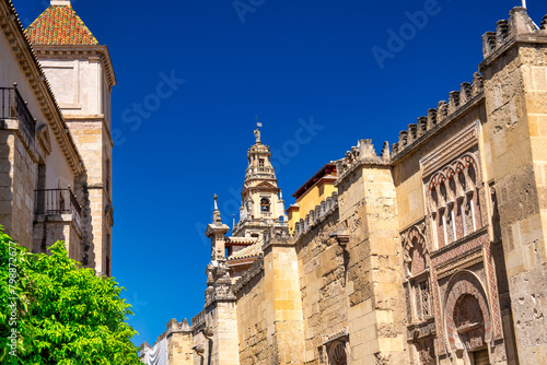 Exterior view of Mezquita Mosque-Cathedral in Cordoba