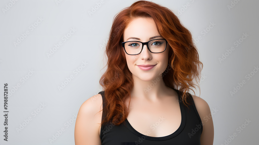 portrait of a woman with glasses portrait of a woman with glasses