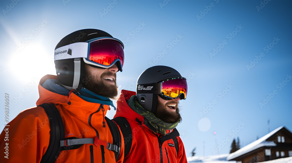 portrait of a skier