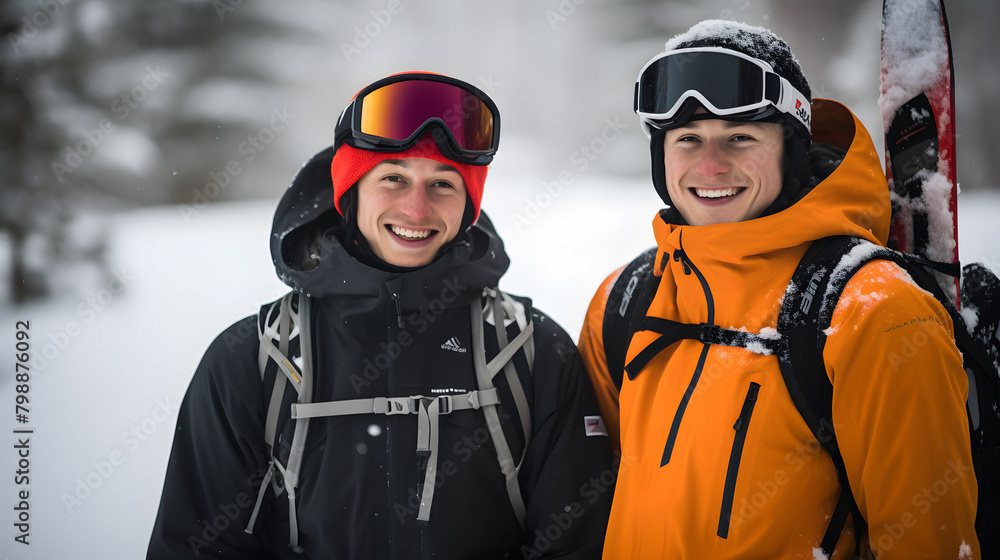 portrait of a skier portrait of a skier