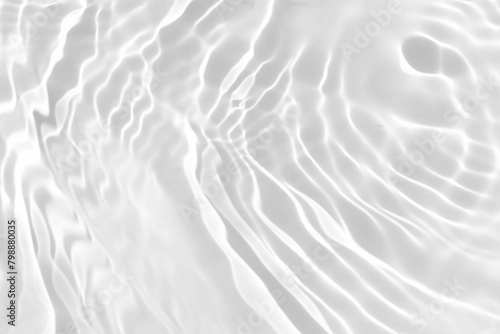 White Water with Ripples, white watery background with a dark natural surface and a unique watery texture, top view of sea waves, a white watery background characterized by texture and wrinkles
 photo