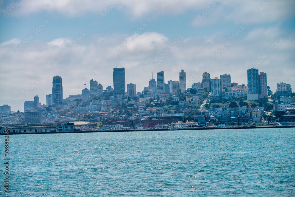 San Francisco from a cruise ship San Francisco from a cruise ship