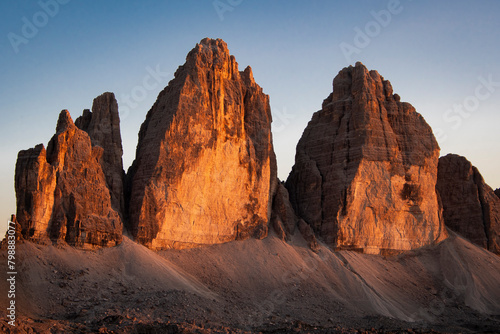 Berge bei Sonnenuntergang