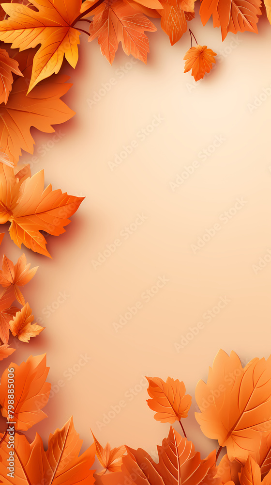 Autumn background design with leaves Autumn background design with leaves
