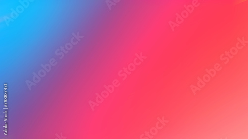 Blue and red gradient background, simple gradient banner