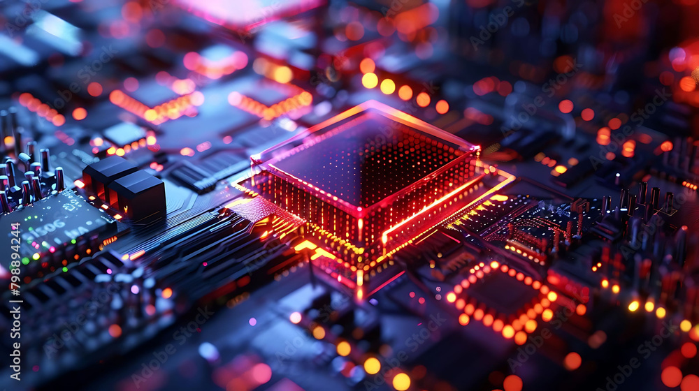 quantum computing technology in the digital age a building stands tall in the background quantum computing technology in the digital age a building stands tall in the background