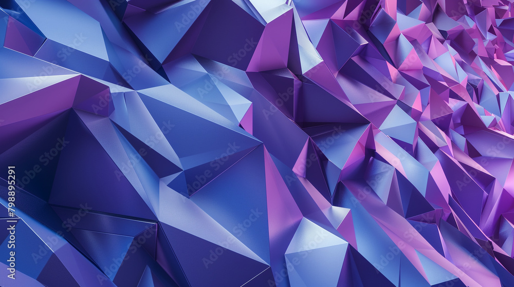 Azure and Mauve Abstract Polygon Design Azure and Mauve Abstract Polygon Design