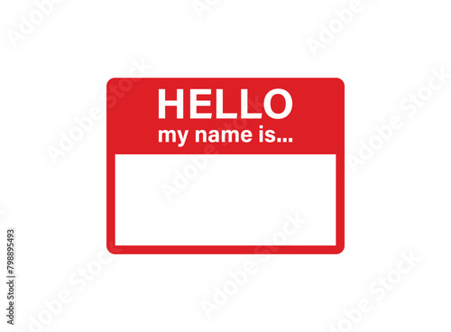 Hello speech bubble icon in flat style. Hi message vector illustration on isolated background. Welcome sign business concept.