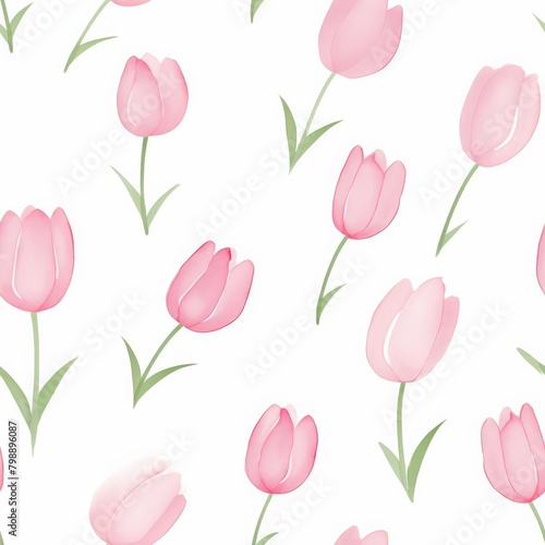 seamless  floral  pattern  flower  tulip background