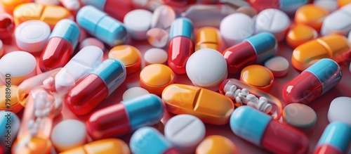 Sleek Design of Antihistamine Pills in Modern Healthcare photo