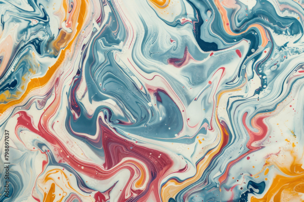 Marbleized paper, featuring swirling patterns and elegant color combinations. Marbleized paper textures offer a sophisticated and artistic backdrop Marbleized paper, featuring swirling patterns and elegant color combinations. Marbleized paper textures offer a sophisticated and artistic backdrop