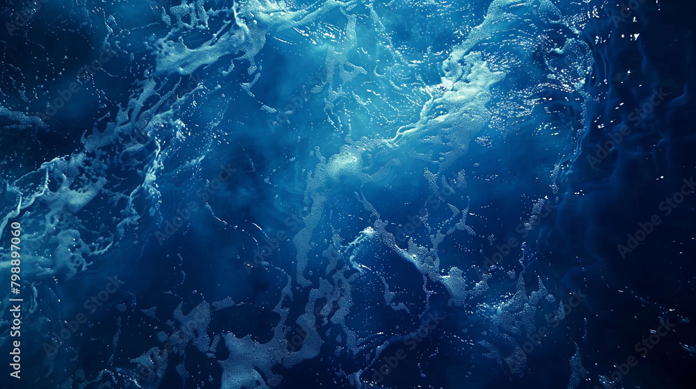 Fluid Art Background in Deep Sea Blue Fluid Art Background in Deep Sea Blue