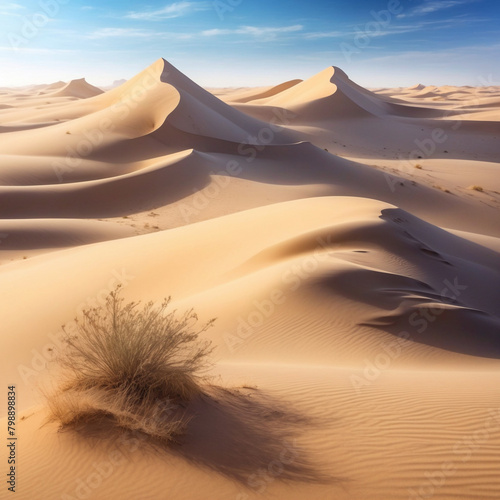 sand dunes in the desert