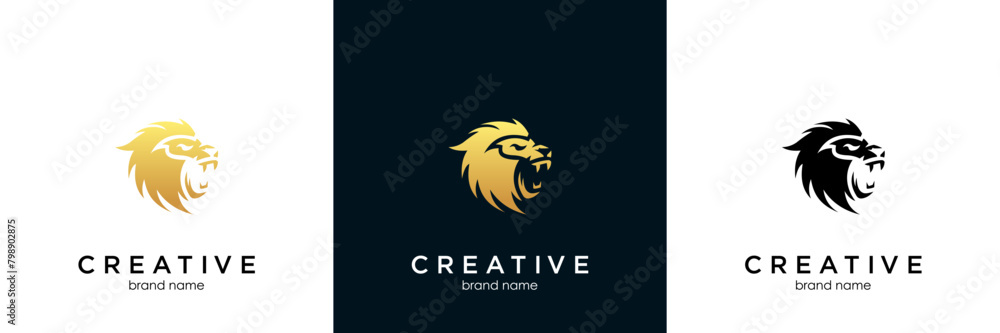 lion shield logo vector design lion shield logo vector design