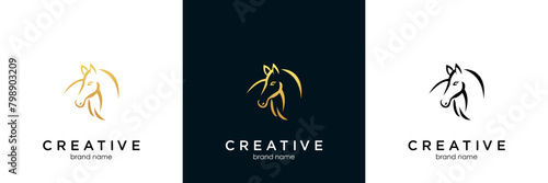 horse logo template