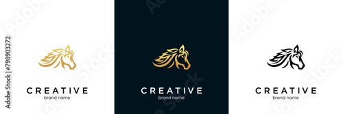 horse logo template