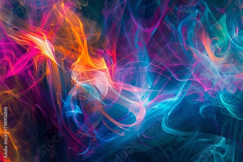 abstract background with smoke effect  © rushay