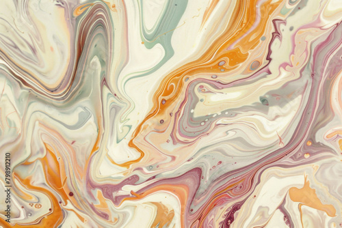 Marbleized paper  featuring swirling patterns and elegant color combinations. Marbleized paper textures offer a sophisticated and artistic backdrop