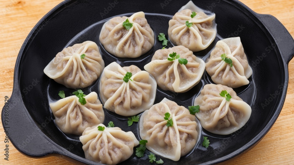 Dumplings with meat. Dumplings with meat.