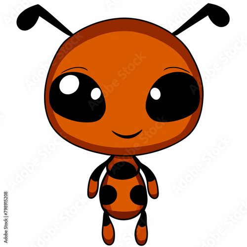 ant white background art