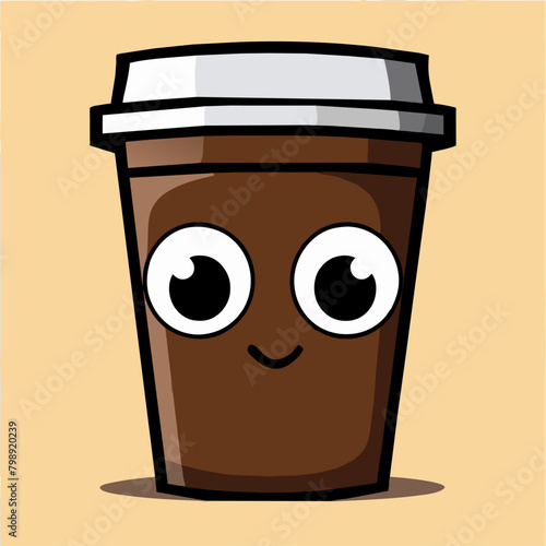 coffee cute background art