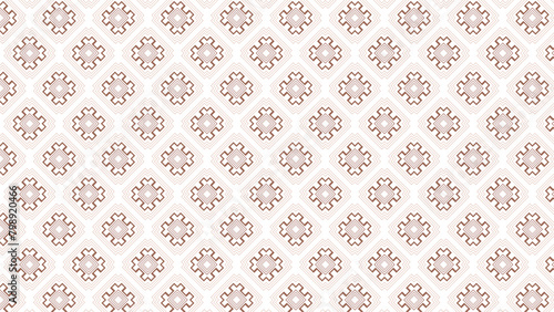 Flat arabic pattern background