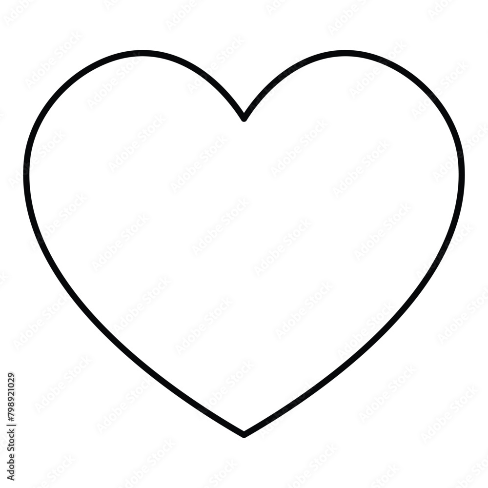 Love symbol. heart line icon, outline vector logo illustration, Isolated heart on a white background Love symbol. heart line icon, outline vector logo illustration, Isolated heart on a white background
