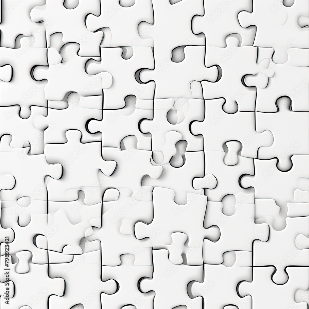 Top View Blank Jigsaw Puzzle Template Top View Blank Jigsaw Puzzle Template