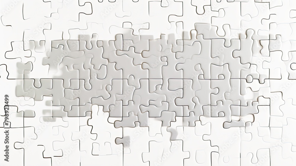 Top View Blank Jigsaw Puzzle Template Top View Blank Jigsaw Puzzle Template