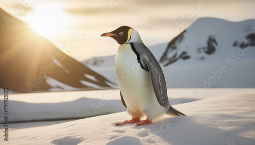 penguin on ice penguin on the beach penguin in polar regions penguin on the beach