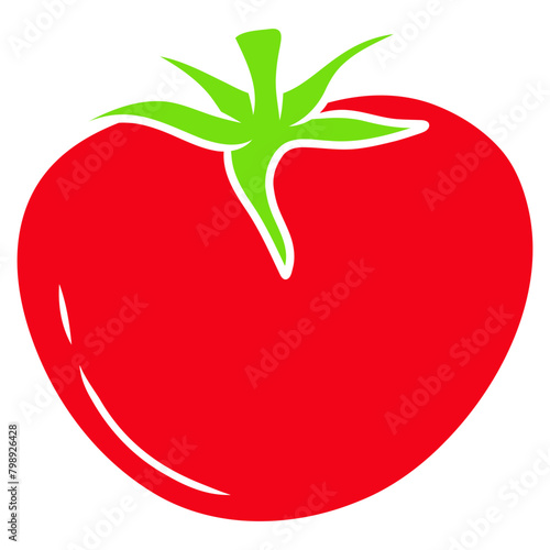 red tomato illustration