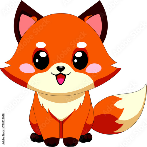 cute fox high detailed