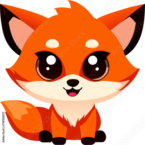 cute fox high detailed