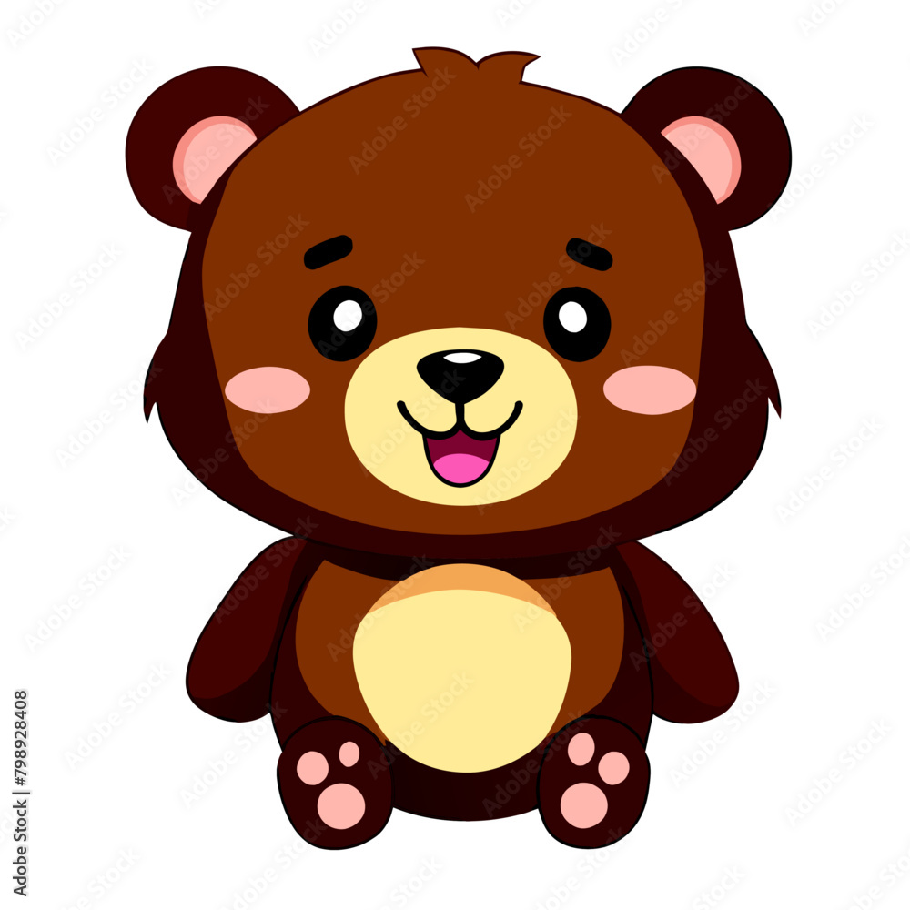 cute grizzly bear clean high det cute grizzly bear clean high det
