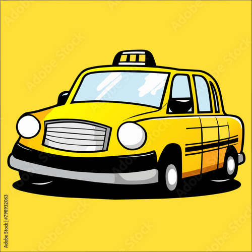 cute taxi background  ar