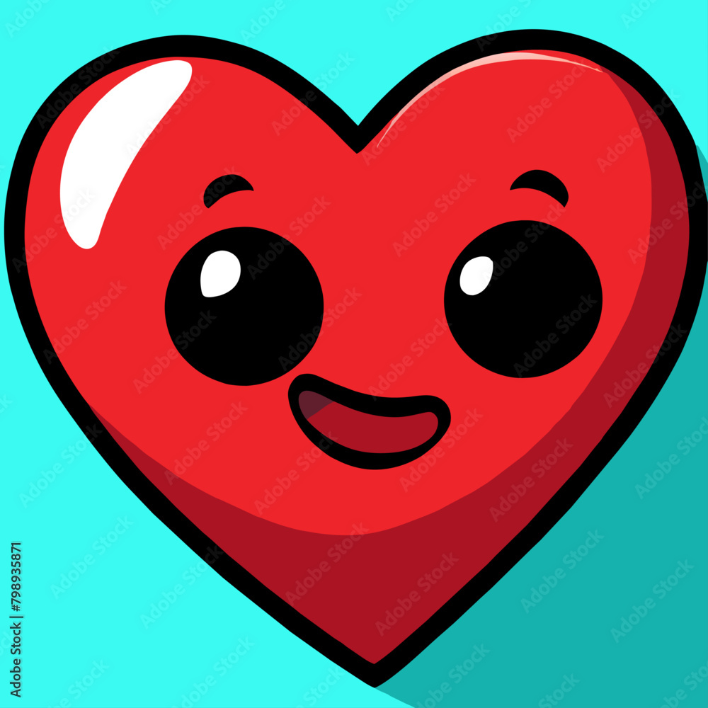 Fototapeta premium heart cute background art