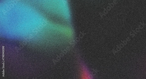 Quadro em tela Abstract trendy colorful gradient noisy grain background texture