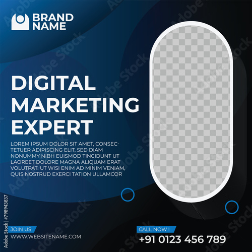 Vibrant Digital Marketing Export Instagram Template