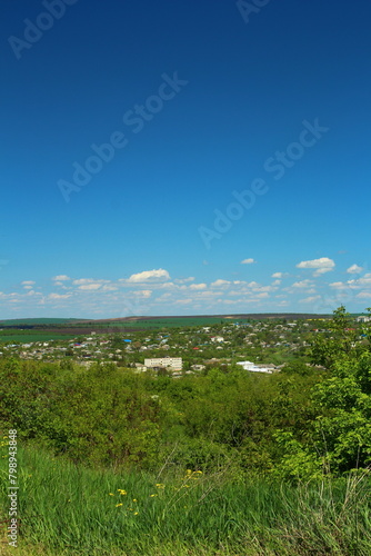 A city seen from a distance