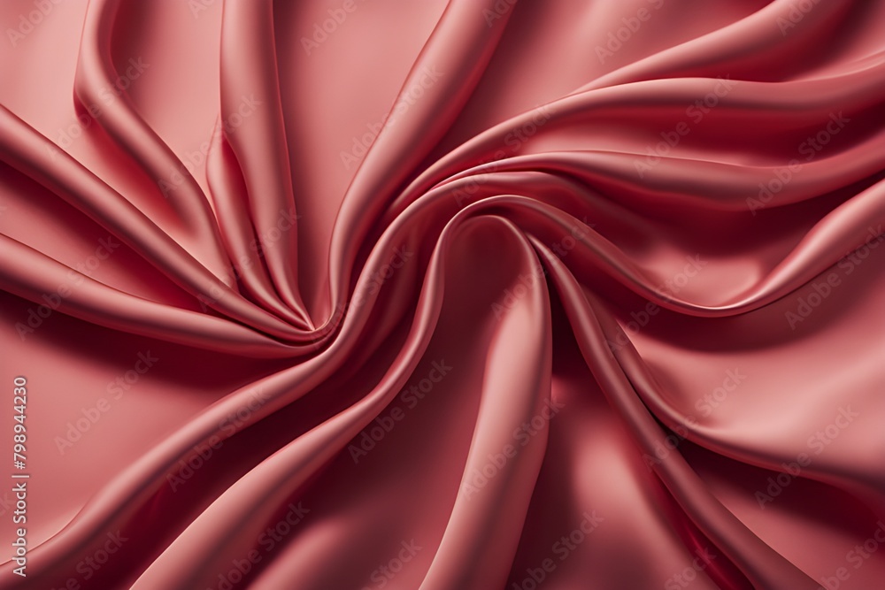 Obraz premium pastel color creased smooth silk