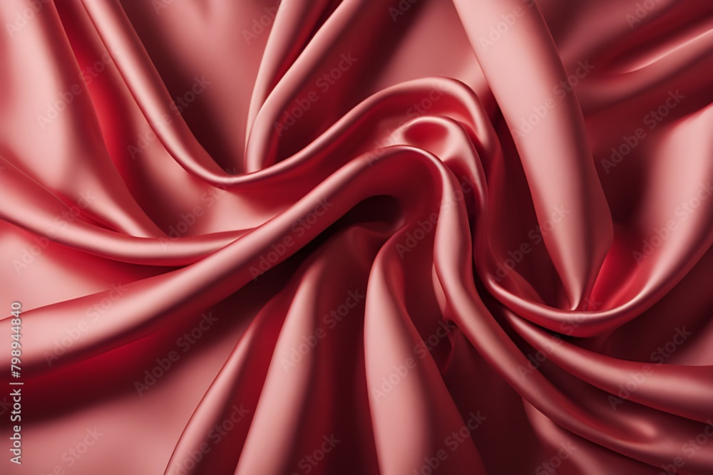 Obraz premium pastel color creased smooth silk